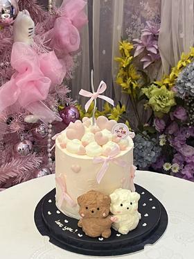 5寸可爱情侣蛋糕