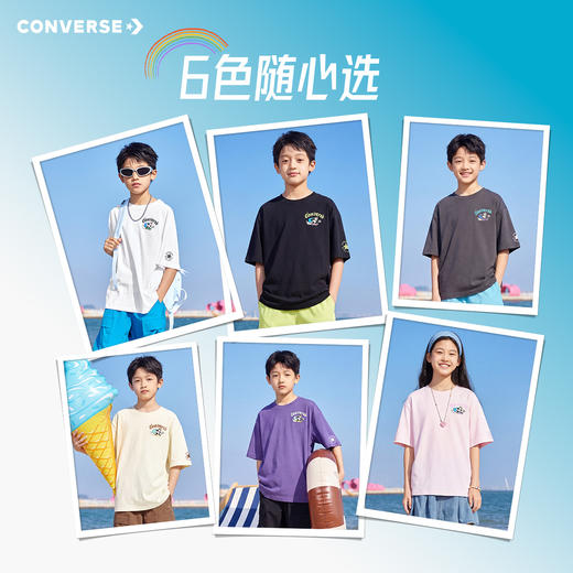 CONVERSE 夏 大童小童 儿童童装T恤 CNVN-TE-K219 商品图4