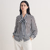 EITIE爱特爱2026夏季新款时尚显瘦百搭简约通勤直筒条纹衬衫8609302 商品缩略图5
