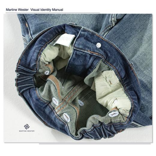 Martine Wester 女款阔腿直筒牛仔裤 11315556 商品图6