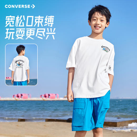 CONVERSE 夏 大童小童 儿童童装T恤 CNVN-TE-K219 商品图2