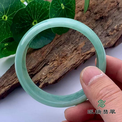 派瑞翡翠 翡翠手镯 糯种 满绿 商品图3