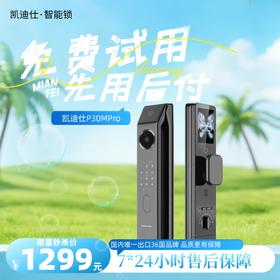 凯迪仕P30MPro 【春季焕新】智能门锁 掌静脉  可视猫眼 语音对讲 电子指纹锁 KDS