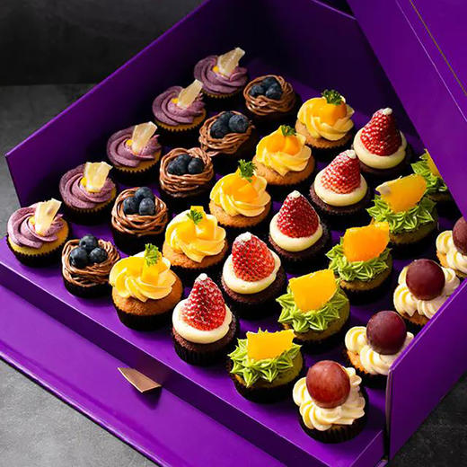 邂逅味蕾 | 满满水果杯子蛋糕礼盒 | 聚会杯子蛋糕 商品图0