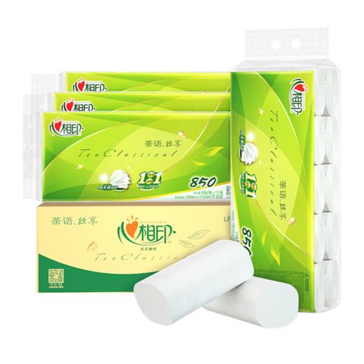 DH LR2010（箱装）心相印茶语丝享系列85克10卷4提装4层无芯卫生纸 商品图0