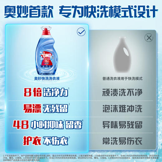 奥妙（OMO）快洗洗衣液 2KG 商品图5