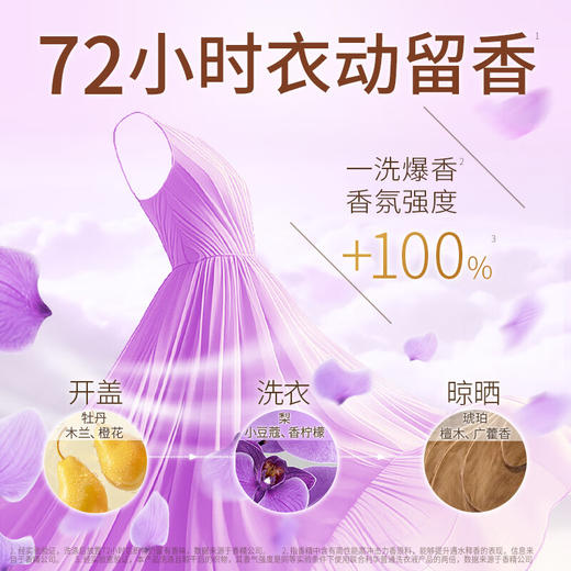 奥妙（OMO）香氛洗衣液幽莲木兰香（袋装）1KG 商品图2