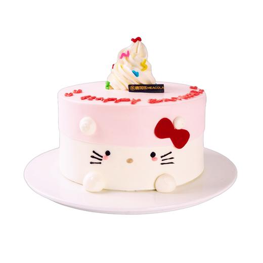 粉甜Kitty【动物奶油生日蛋糕W】 商品图0
