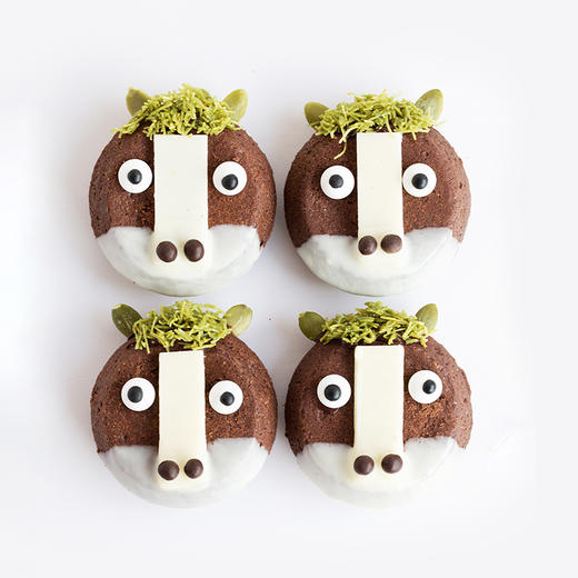 「牛马不吃苦」迪拜巧克力味曲奇烧｜冷冻经典版曲奇烧（4枚/盒）：吃甜不吃苦！ 商品图3