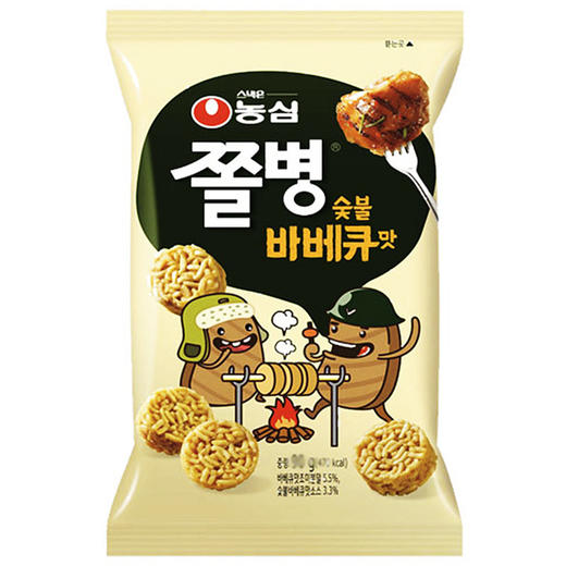 农心兵卒炭火烧烤味82g농심 쫄병 숯불 바베큐맛 商品图0