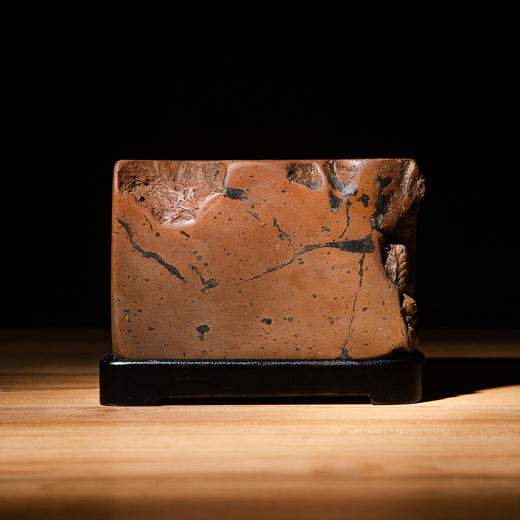 南北朝佛造像古砖镶嵌歙石制砚 商品图8