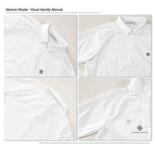 MartineWester 男款速干小珠地热胶翻领POLO短袖T 11013920 商品图5