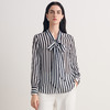 EITIE爱特爱2026夏季新款时尚显瘦百搭简约通勤直筒条纹衬衫8609302 商品缩略图3