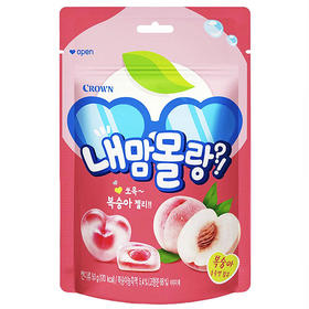 크라운 내맘몰랑 복숭아젤리50g