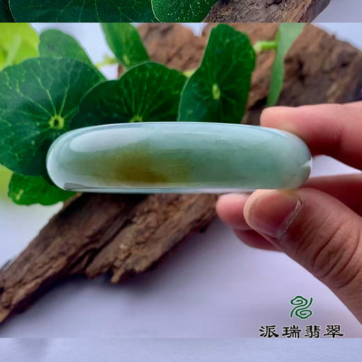 派瑞翡翠 翡翠手镯 糯种 黄翡 商品图2