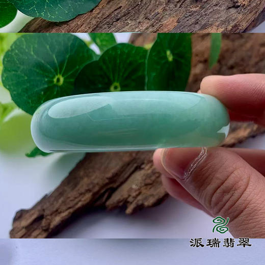 派瑞翡翠 翡翠手镯 糯种 满绿 商品图2