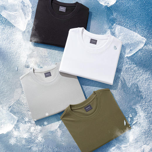 【79元2件】液氮长绒棉冰感T恤 M-4XL 吸汗透气 多种颜色可选 柔软亲肤 商品图5
