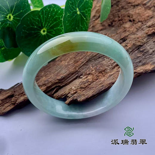 派瑞翡翠 翡翠手镯 糯种 黄翡 商品图0