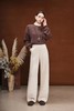 LS竹纤维女士加绒直筒裤16051 商品缩略图0