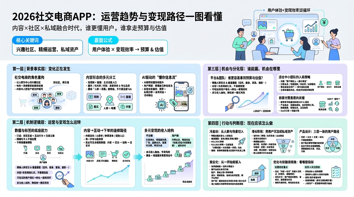 2026年社交电商APP有哪些关键运营趋势？  