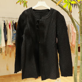 【抖音专属】盘扣衬衣（男）（19810602黑花）