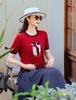 女装26春夏新品圆领企鹅图案天丝短袖2290-20611 商品缩略图3