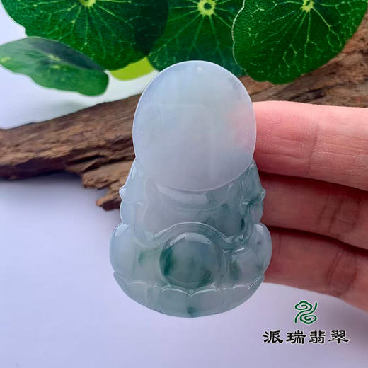 派瑞翡翠 翡翠观音 糯冰 飘花 商品图1