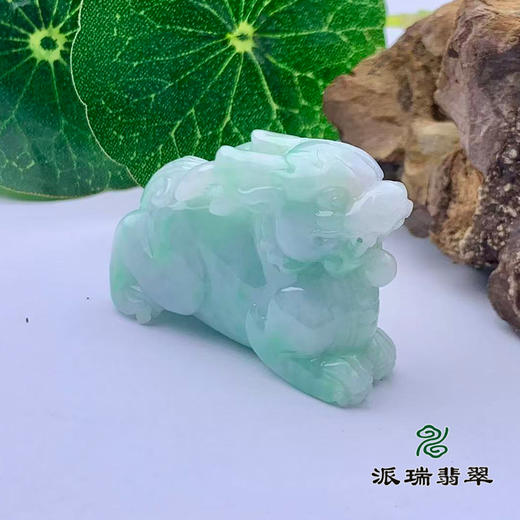 派瑞翡翠 翡翠挂件 糯种 飘翠 商品图1