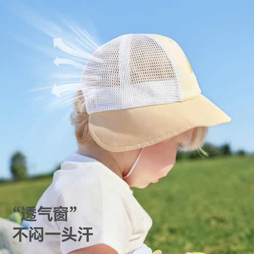 贝肽斯婴儿帽子春夏男宝宝防晒帽小月龄纯棉透气遮阳帽儿童渔夫帽 商品图7