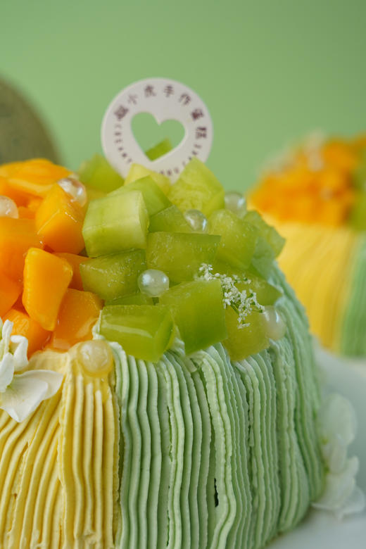 玲珑蜜瓜芒果双拼蛋糕 商品图6