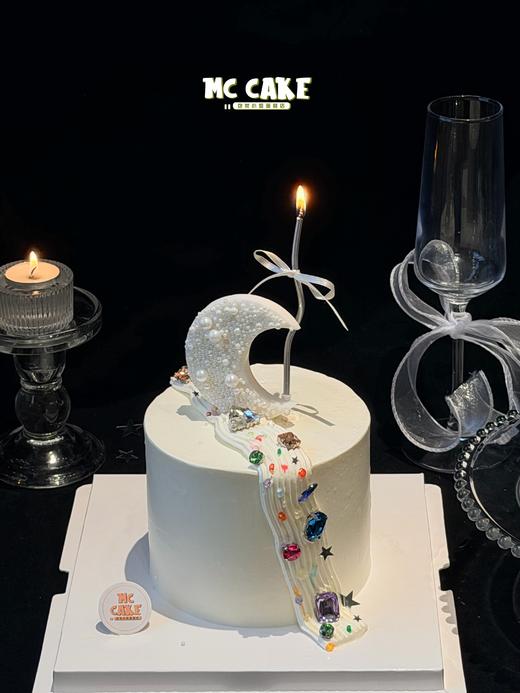 白月光月亮彩色宝石蛋糕 商品图1