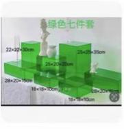 绿色亚克力甜品台展示台/7件*1套 商品图0