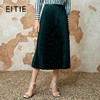 EITIE爱特爱时尚通勤气质高腰百褶长款优雅半身裙春季新款8106802 商品缩略图0