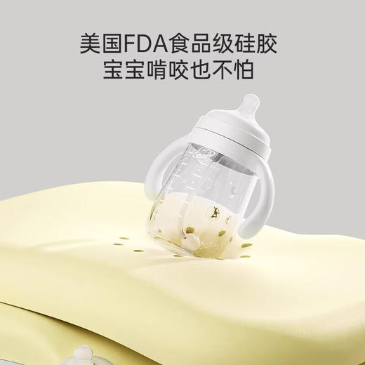 儿童硅胶枕头1到6岁透气冰丝护颈枕四季可水洗A类母婴双层护脊枕 商品图1