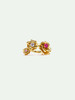 订购6周到｜Les Nereides-gold Mona Lisa roses-金色 玫瑰 圆形宝石 戒指［法国设计师］ 商品缩略图1
