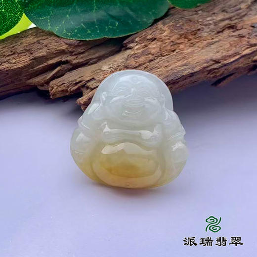 派瑞翡翠 翡翠佛 糯种 荒翡 商品图0