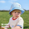 贝肽斯婴儿帽子春夏男宝宝防晒帽小月龄纯棉透气遮阳帽儿童渔夫帽 商品缩略图6