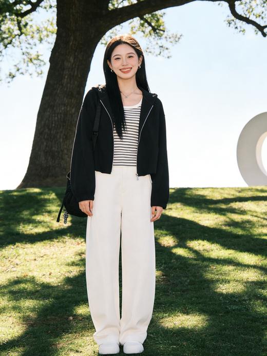 预售 臣禾	【云白弯刀裤】立裁分割时髦廓形休闲裤9261060575 商品图5