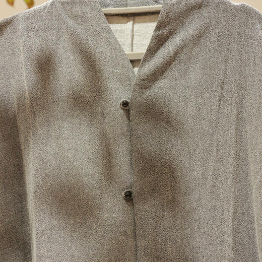 【抖音专属】开衫（男）（1831109麻灰） 商品图1