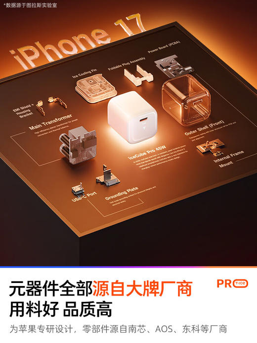 图拉斯小冰块Pro适配苹果45w氮化镓 商品图9