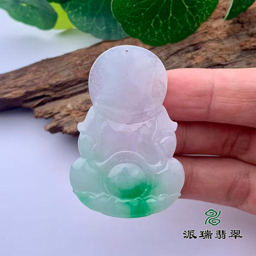 派瑞翡翠 翡翠观音 糯冰 蓝晴 商品图3