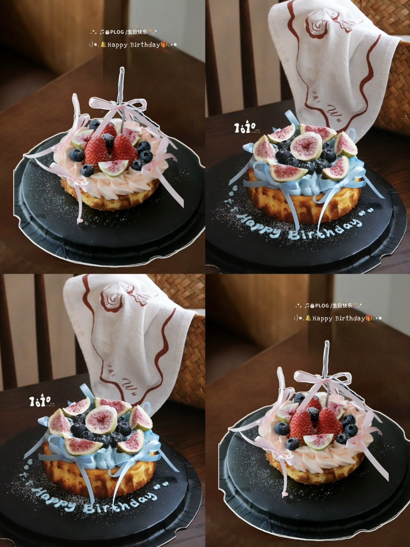 「小生日ins蝴蝶结巴斯克」100%动物奶油（提前6小时预订）