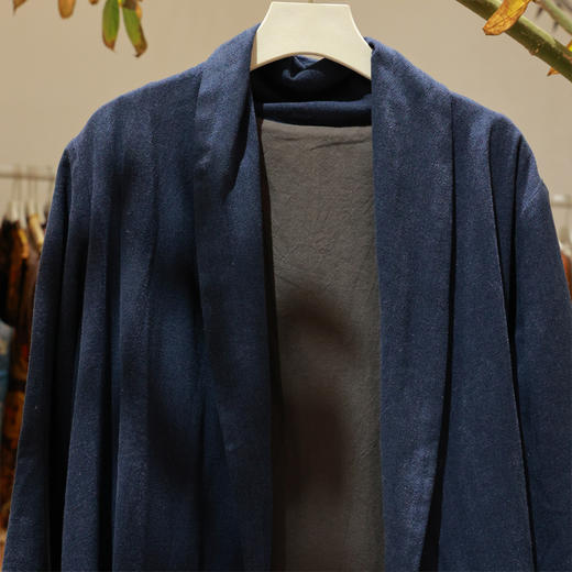 【抖音专属】风衣开衫（男）（08047墨黑） 商品图1