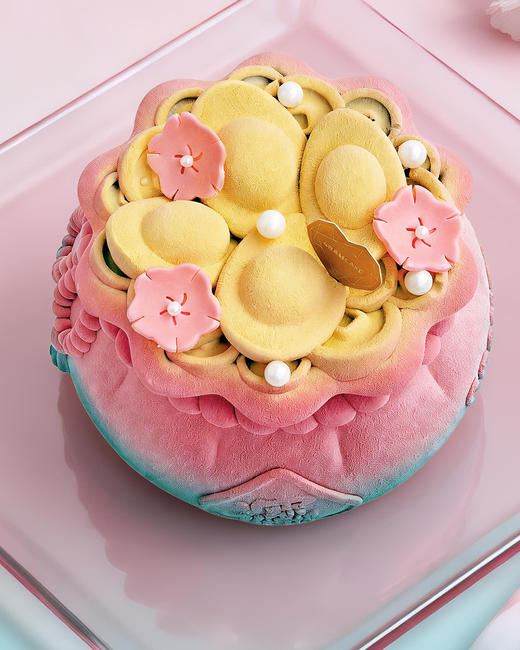 春和景明·锦福袋-抹茶樱花柑橘慕斯生日蛋糕（1.88磅） 商品图2