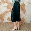 EITIE爱特爱时尚通勤气质高腰百褶长款优雅半身裙春季新款8106802 商品缩略图4