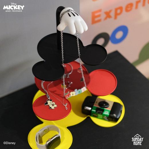 Sunday home 米奇碟叠乐置物架 迪士尼正版装饰摆件卡通创意收纳托盘 商品图4