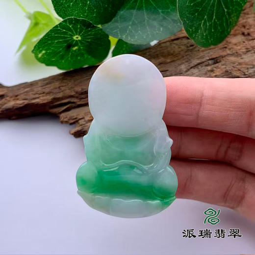 派瑞翡翠 翡翠观音 糯冰 绿色 商品图3