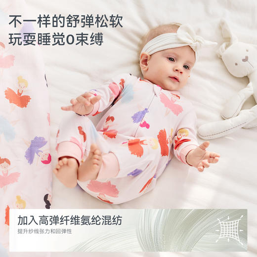 【2026春夏新品】ibaby×outlast太空科技恒温天然矿物银长效抗菌护肚/拉链长袖连体衣 商品图9