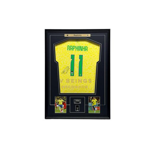 收藏系列 拉菲尼亚 巴西队 24主场 亲笔签名球衣 商品图0