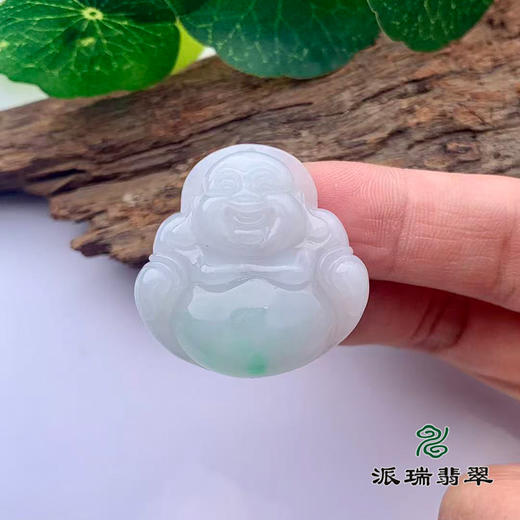 派瑞翡翠 翡翠佛 糯种 飘花 商品图1